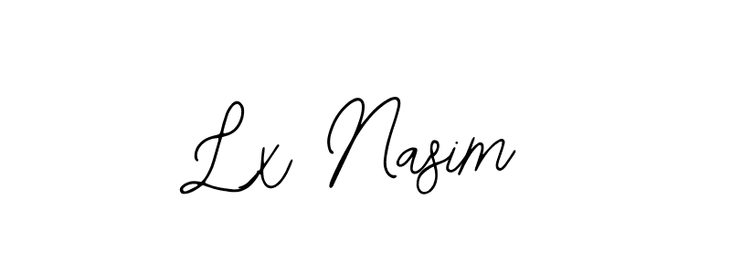 It looks lik you need a new signature style for name Lx Nasim. Design unique handwritten (Bearetta-2O07w) signature with our free signature maker in just a few clicks. Lx Nasim signature style 12 images and pictures png