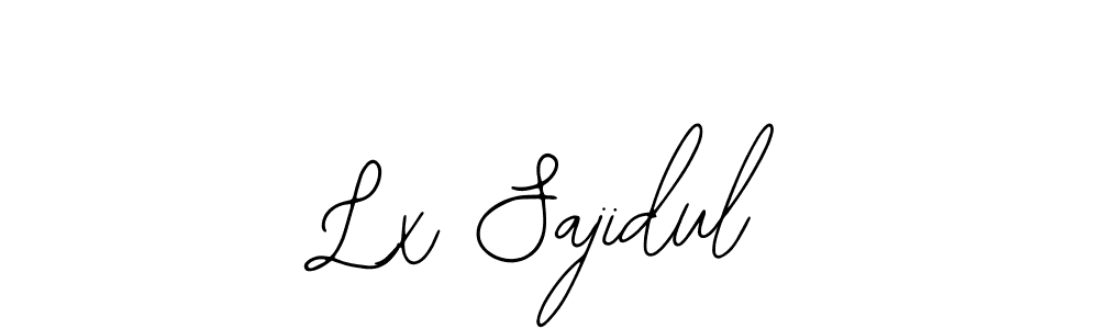 Make a beautiful signature design for name Lx Sajidul. With this signature (Bearetta-2O07w) style, you can create a handwritten signature for free. Lx Sajidul signature style 12 images and pictures png