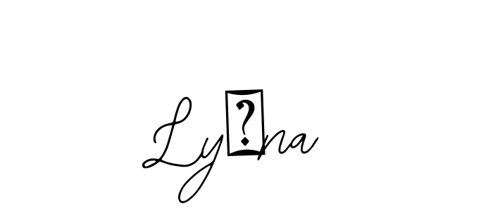 Use a signature maker to create a handwritten signature online. With this signature software, you can design (Bearetta-2O07w) your own signature for name Ly na. Ly na signature style 12 images and pictures png