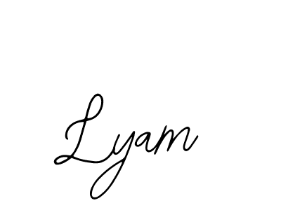 Lyam stylish signature style. Best Handwritten Sign (Bearetta-2O07w) for my name. Handwritten Signature Collection Ideas for my name Lyam. Lyam signature style 12 images and pictures png