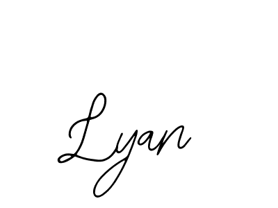Make a beautiful signature design for name Lyan. With this signature (Bearetta-2O07w) style, you can create a handwritten signature for free. Lyan signature style 12 images and pictures png