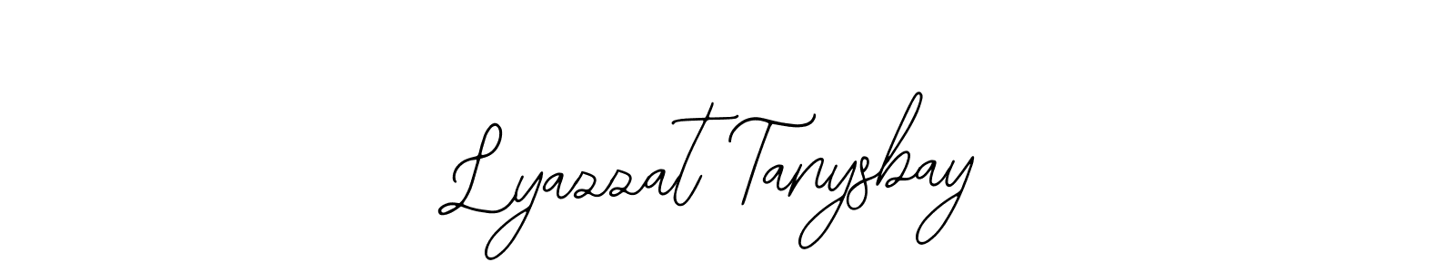 Create a beautiful signature design for name Lyazzat Tanysbay. With this signature (Bearetta-2O07w) fonts, you can make a handwritten signature for free. Lyazzat Tanysbay signature style 12 images and pictures png