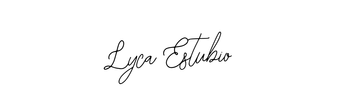 This is the best signature style for the Lyca Estubio name. Also you like these signature font (Bearetta-2O07w). Mix name signature. Lyca Estubio signature style 12 images and pictures png