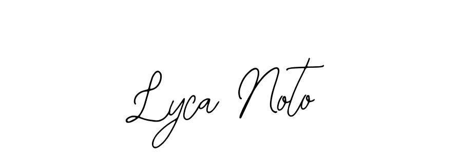 Design your own signature with our free online signature maker. With this signature software, you can create a handwritten (Bearetta-2O07w) signature for name Lyca Noto. Lyca Noto signature style 12 images and pictures png
