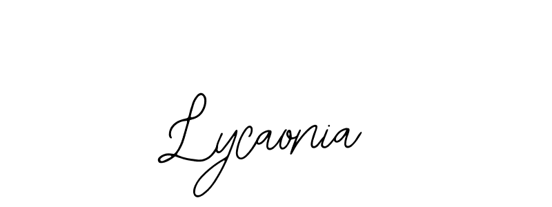 Also You can easily find your signature by using the search form. We will create Lycaonia name handwritten signature images for you free of cost using Bearetta-2O07w sign style. Lycaonia signature style 12 images and pictures png
