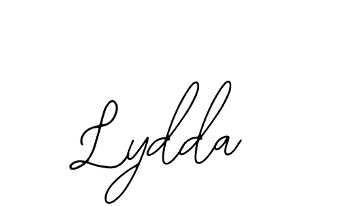 Similarly Bearetta-2O07w is the best handwritten signature design. Signature creator online .You can use it as an online autograph creator for name Lydda. Lydda signature style 12 images and pictures png