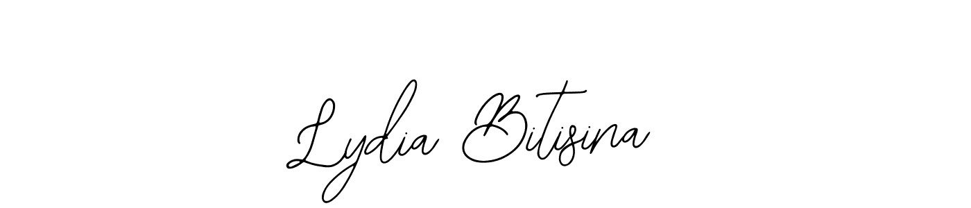 Make a beautiful signature design for name Lydia Bitisina. Use this online signature maker to create a handwritten signature for free. Lydia Bitisina signature style 12 images and pictures png