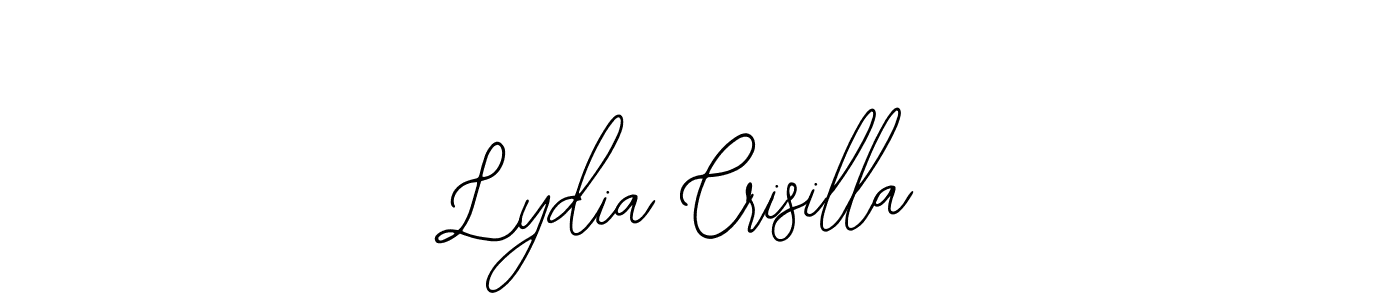 Similarly Bearetta-2O07w is the best handwritten signature design. Signature creator online .You can use it as an online autograph creator for name Lydia Crisilla. Lydia Crisilla signature style 12 images and pictures png