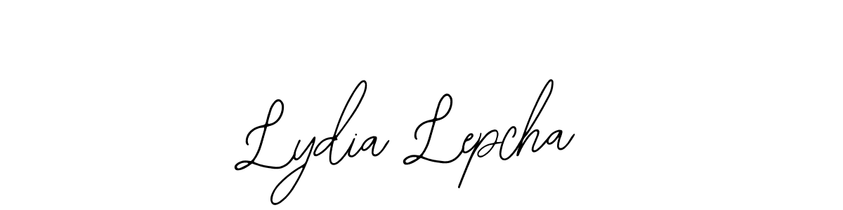 Make a short Lydia Lepcha signature style. Manage your documents anywhere anytime using Bearetta-2O07w. Create and add eSignatures, submit forms, share and send files easily. Lydia Lepcha signature style 12 images and pictures png