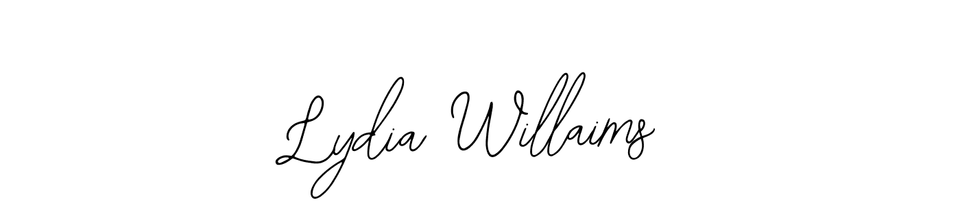 Create a beautiful signature design for name Lydia Willaims. With this signature (Bearetta-2O07w) fonts, you can make a handwritten signature for free. Lydia Willaims signature style 12 images and pictures png