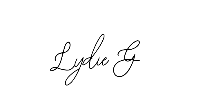 How to Draw Lydie G signature style? Bearetta-2O07w is a latest design signature styles for name Lydie G. Lydie G signature style 12 images and pictures png