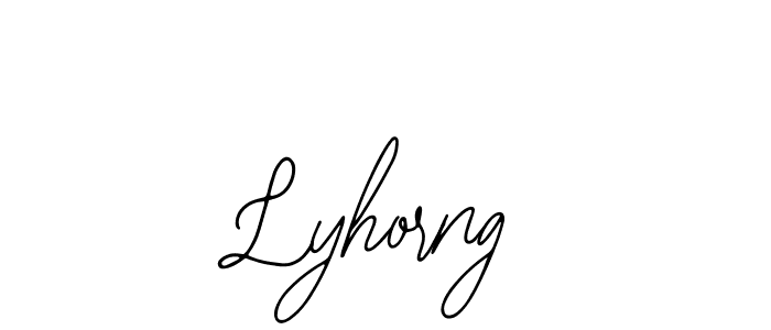 Create a beautiful signature design for name Lyhorng. With this signature (Bearetta-2O07w) fonts, you can make a handwritten signature for free. Lyhorng signature style 12 images and pictures png