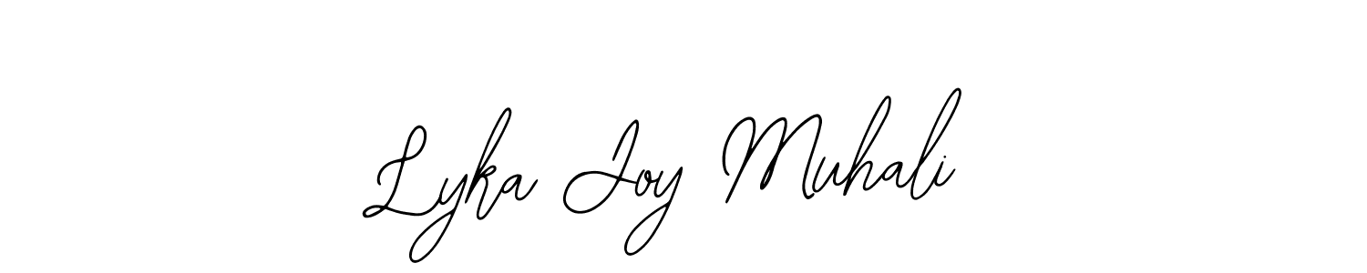 Lyka Joy Muhali stylish signature style. Best Handwritten Sign (Bearetta-2O07w) for my name. Handwritten Signature Collection Ideas for my name Lyka Joy Muhali. Lyka Joy Muhali signature style 12 images and pictures png