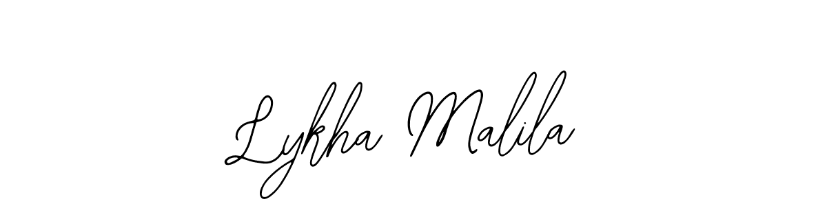 Use a signature maker to create a handwritten signature online. With this signature software, you can design (Bearetta-2O07w) your own signature for name Lykha Malila. Lykha Malila signature style 12 images and pictures png