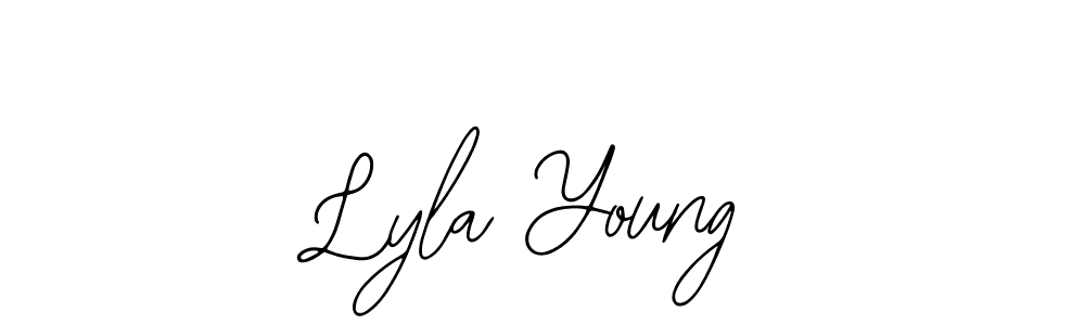 Make a beautiful signature design for name Lyla Young. Use this online signature maker to create a handwritten signature for free. Lyla Young signature style 12 images and pictures png