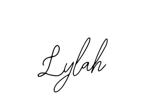 You should practise on your own different ways (Bearetta-2O07w) to write your name (Lylah) in signature. don't let someone else do it for you. Lylah signature style 12 images and pictures png