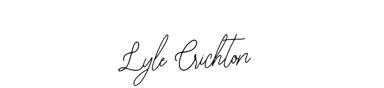 Use a signature maker to create a handwritten signature online. With this signature software, you can design (Bearetta-2O07w) your own signature for name Lyle Crichton. Lyle Crichton signature style 12 images and pictures png