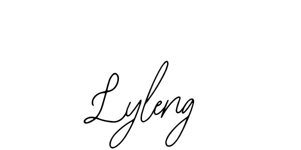 Lyleng stylish signature style. Best Handwritten Sign (Bearetta-2O07w) for my name. Handwritten Signature Collection Ideas for my name Lyleng. Lyleng signature style 12 images and pictures png