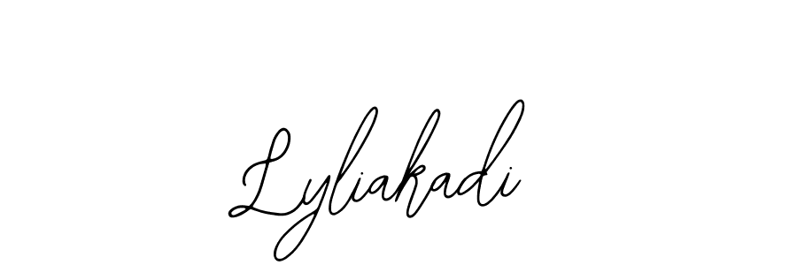 Make a beautiful signature design for name Lyliakadi. With this signature (Bearetta-2O07w) style, you can create a handwritten signature for free. Lyliakadi signature style 12 images and pictures png