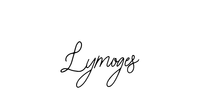 You should practise on your own different ways (Bearetta-2O07w) to write your name (Lymoges) in signature. don't let someone else do it for you. Lymoges signature style 12 images and pictures png