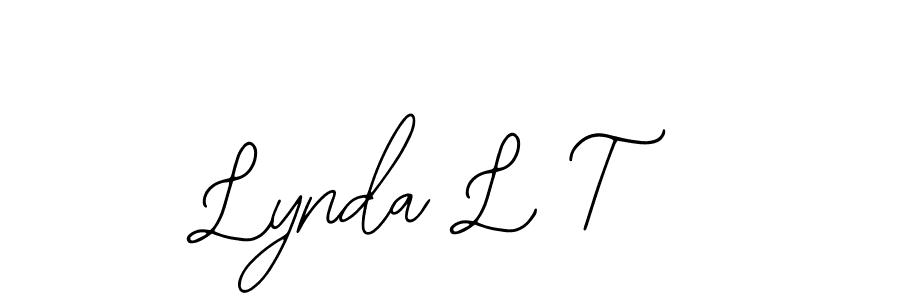 Lynda L T stylish signature style. Best Handwritten Sign (Bearetta-2O07w) for my name. Handwritten Signature Collection Ideas for my name Lynda L T. Lynda L T signature style 12 images and pictures png