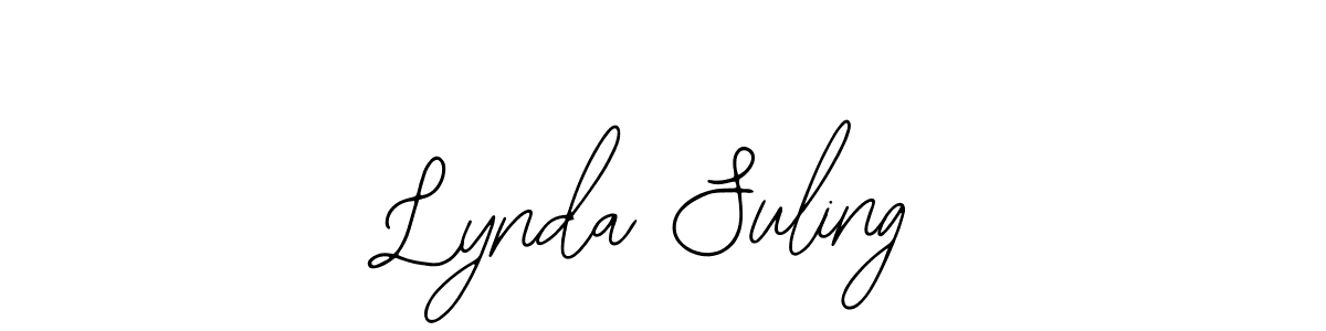 How to make Lynda Suling name signature. Use Bearetta-2O07w style for creating short signs online. This is the latest handwritten sign. Lynda Suling signature style 12 images and pictures png