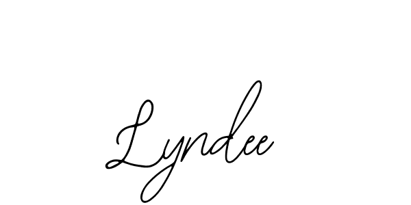 Make a short Lyndee signature style. Manage your documents anywhere anytime using Bearetta-2O07w. Create and add eSignatures, submit forms, share and send files easily. Lyndee signature style 12 images and pictures png