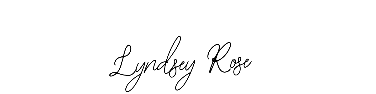 How to make Lyndsey Rose name signature. Use Bearetta-2O07w style for creating short signs online. This is the latest handwritten sign. Lyndsey Rose signature style 12 images and pictures png