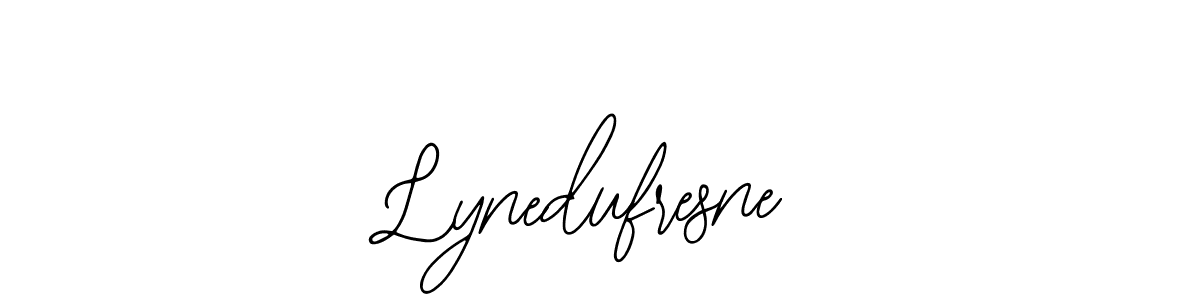How to Draw Lynedufresne signature style? Bearetta-2O07w is a latest design signature styles for name Lynedufresne. Lynedufresne signature style 12 images and pictures png