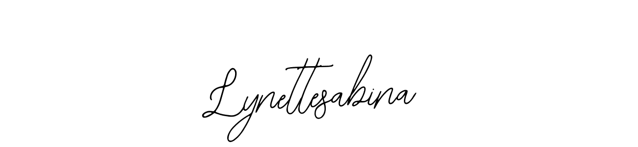 Use a signature maker to create a handwritten signature online. With this signature software, you can design (Bearetta-2O07w) your own signature for name Lynettesabina. Lynettesabina signature style 12 images and pictures png