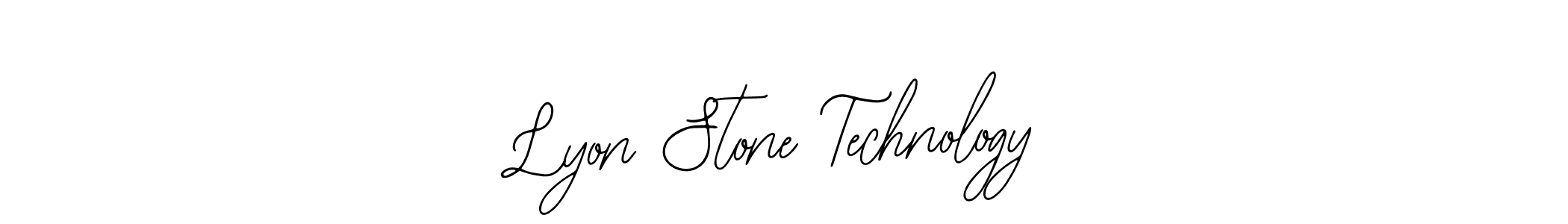 This is the best signature style for the Lyon Stone Technology name. Also you like these signature font (Bearetta-2O07w). Mix name signature. Lyon Stone Technology signature style 12 images and pictures png