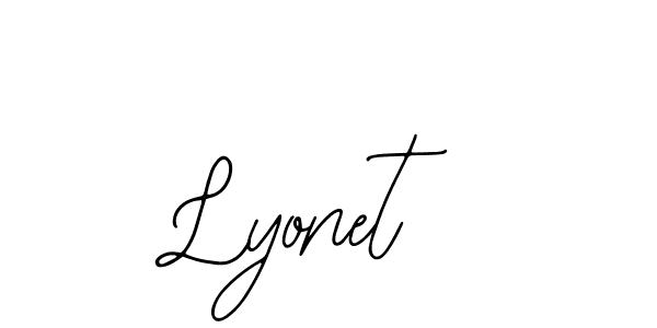 How to Draw Lyonet signature style? Bearetta-2O07w is a latest design signature styles for name Lyonet. Lyonet signature style 12 images and pictures png
