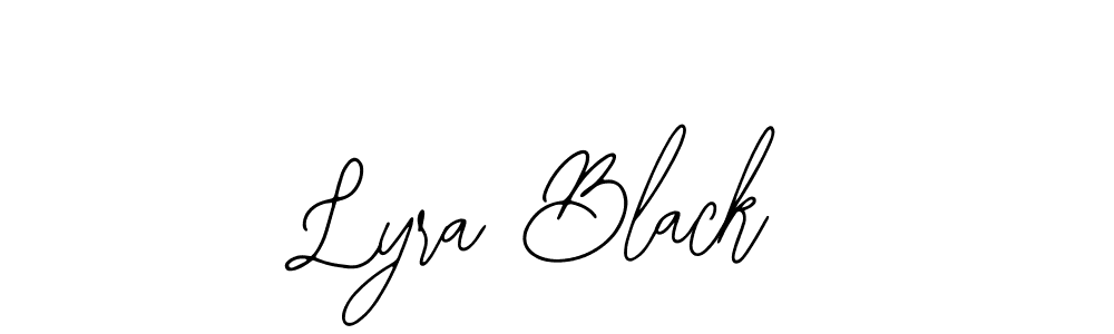 How to make Lyra Black signature? Bearetta-2O07w is a professional autograph style. Create handwritten signature for Lyra Black name. Lyra Black signature style 12 images and pictures png