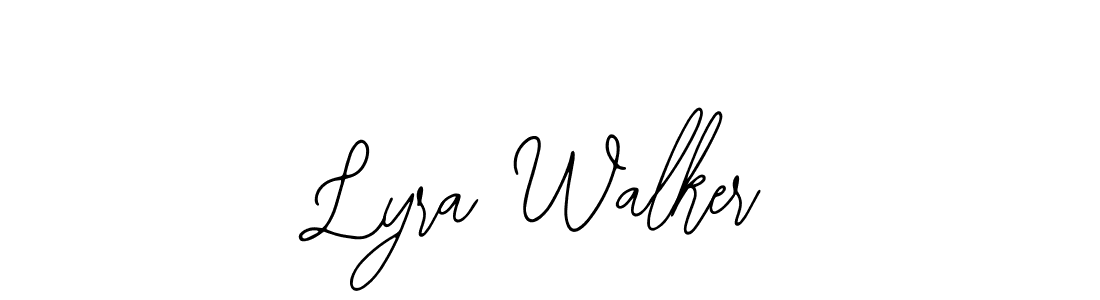 if you are searching for the best signature style for your name Lyra Walker. so please give up your signature search. here we have designed multiple signature styles  using Bearetta-2O07w. Lyra Walker signature style 12 images and pictures png