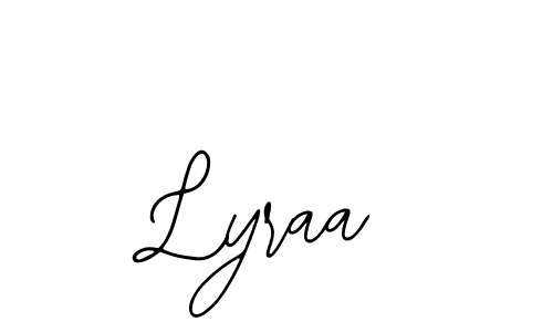 Bearetta-2O07w is a professional signature style that is perfect for those who want to add a touch of class to their signature. It is also a great choice for those who want to make their signature more unique. Get Lyraa name to fancy signature for free. Lyraa signature style 12 images and pictures png