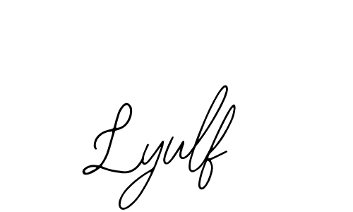 How to Draw Lyulf signature style? Bearetta-2O07w is a latest design signature styles for name Lyulf. Lyulf signature style 12 images and pictures png