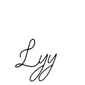 Lyy stylish signature style. Best Handwritten Sign (Bearetta-2O07w) for my name. Handwritten Signature Collection Ideas for my name Lyy. Lyy signature style 12 images and pictures png