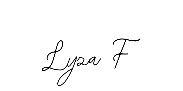 Make a beautiful signature design for name Lyza F. Use this online signature maker to create a handwritten signature for free. Lyza F signature style 12 images and pictures png