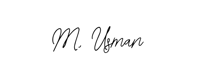 Use a signature maker to create a handwritten signature online. With this signature software, you can design (Bearetta-2O07w) your own signature for name M, Usman. M, Usman signature style 12 images and pictures png