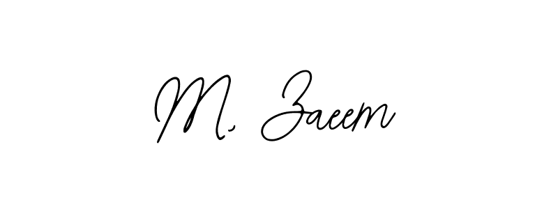 Create a beautiful signature design for name M, Zaeem. With this signature (Bearetta-2O07w) fonts, you can make a handwritten signature for free. M, Zaeem signature style 12 images and pictures png