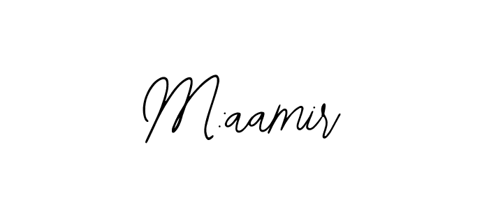 Similarly Bearetta-2O07w is the best handwritten signature design. Signature creator online .You can use it as an online autograph creator for name M:aamir. M:aamir signature style 12 images and pictures png