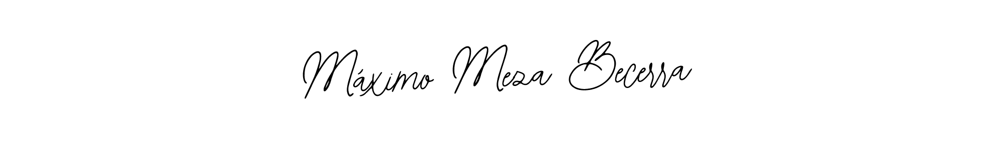 Bearetta-2O07w is a professional signature style that is perfect for those who want to add a touch of class to their signature. It is also a great choice for those who want to make their signature more unique. Get Máximo Meza Becerra name to fancy signature for free. Máximo Meza Becerra signature style 12 images and pictures png