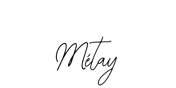 Design your own signature with our free online signature maker. With this signature software, you can create a handwritten (Bearetta-2O07w) signature for name Métay. Métay signature style 12 images and pictures png