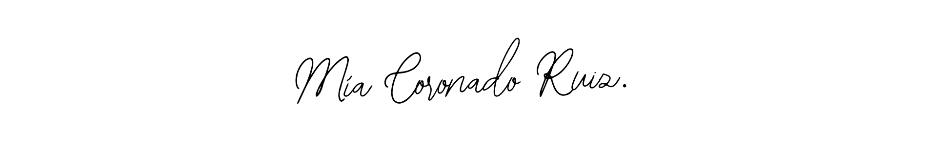 This is the best signature style for the Mía Coronado Ruiz. name. Also you like these signature font (Bearetta-2O07w). Mix name signature. Mía Coronado Ruiz. signature style 12 images and pictures png