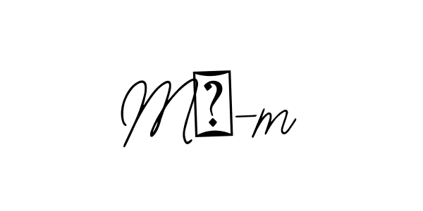 You should practise on your own different ways (Bearetta-2O07w) to write your name (Mᴀ-m) in signature. don't let someone else do it for you. Mᴀ-m signature style 12 images and pictures png