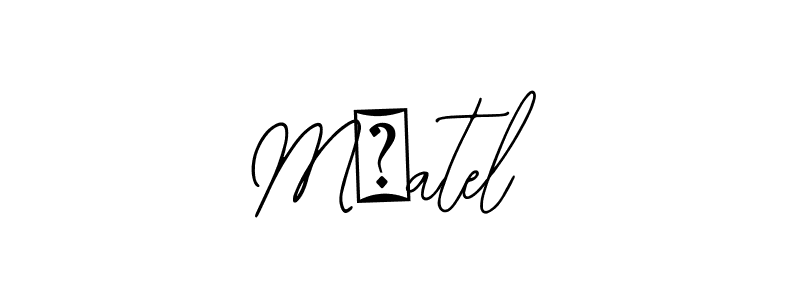 Bearetta-2O07w is a professional signature style that is perfect for those who want to add a touch of class to their signature. It is also a great choice for those who want to make their signature more unique. Get M₹atel name to fancy signature for free. M₹atel signature style 12 images and pictures png