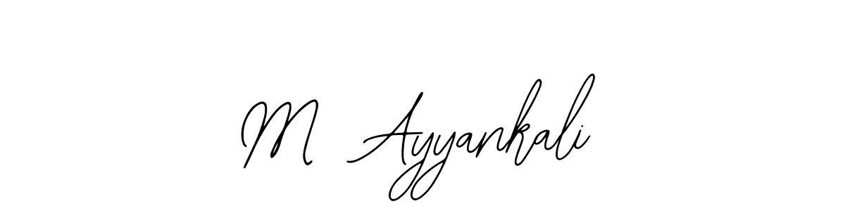 How to make M  Ayyankali signature? Bearetta-2O07w is a professional autograph style. Create handwritten signature for M  Ayyankali name. M  Ayyankali signature style 12 images and pictures png