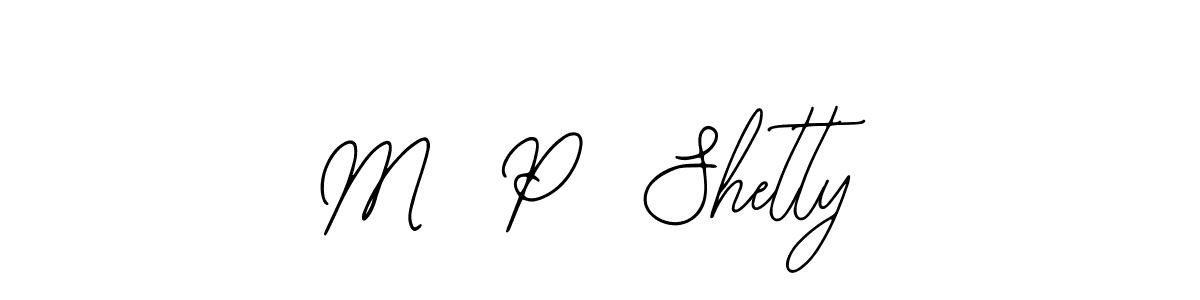 Make a beautiful signature design for name M  P  Shetty. With this signature (Bearetta-2O07w) style, you can create a handwritten signature for free. M  P  Shetty signature style 12 images and pictures png
