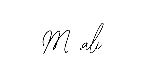 Design your own signature with our free online signature maker. With this signature software, you can create a handwritten (Bearetta-2O07w) signature for name M .ali. M .ali signature style 12 images and pictures png