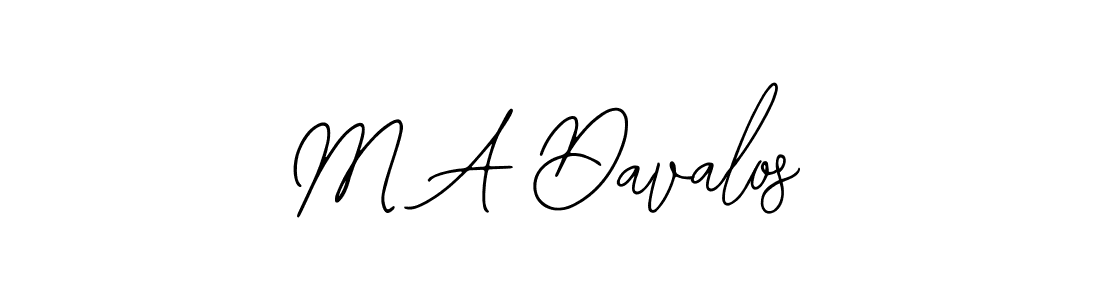 Make a beautiful signature design for name M A Davalos. With this signature (Bearetta-2O07w) style, you can create a handwritten signature for free. M A Davalos signature style 12 images and pictures png